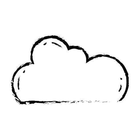 figuur cloud data netwerk server verbinding vector