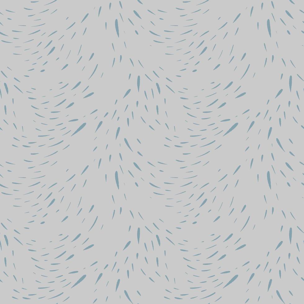 abstracte lijnen laten een naadloos patroon vallen, minimalistische handgetekende achtergrond vector