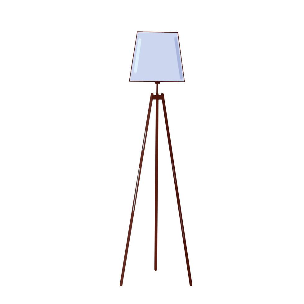 lamp licht illustratie - teal blauwe tafellamp .jpg vector