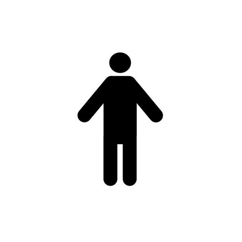 pictogram man vector