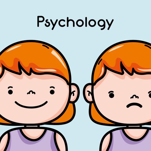 psychologie analyse therapie inspiratie ontwerp vector