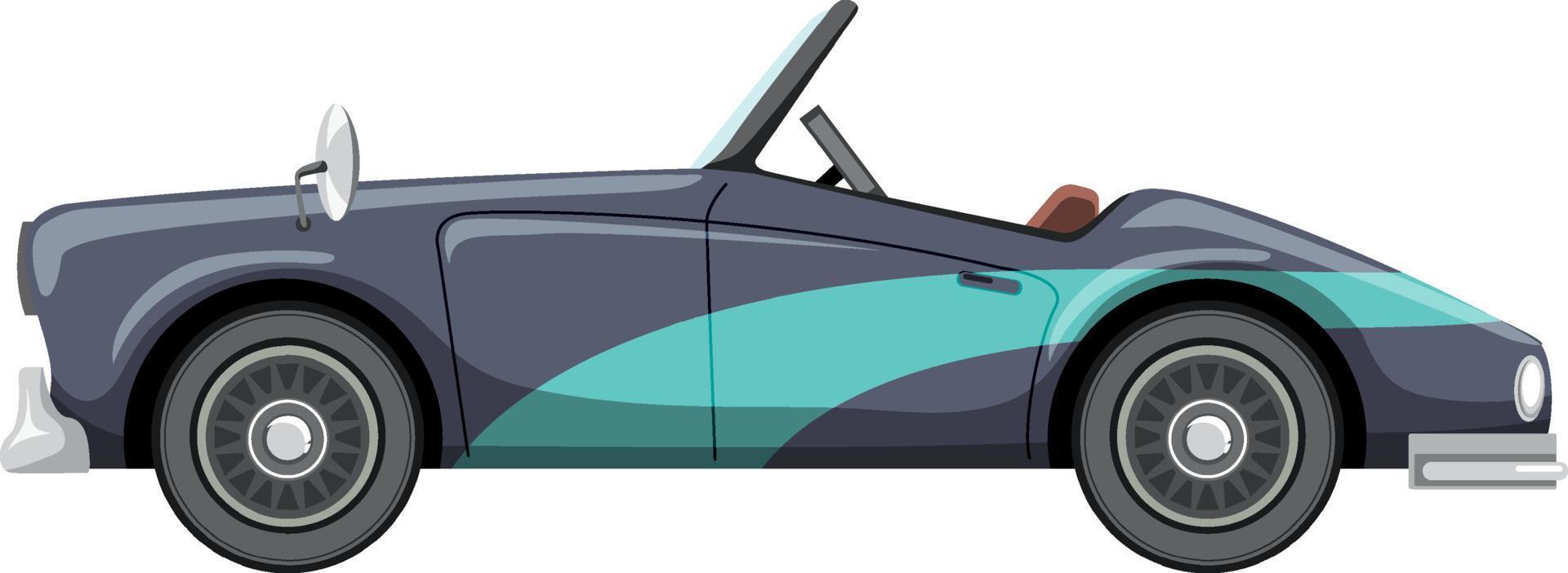 klassieke muscle car in cartoonstijl vector
