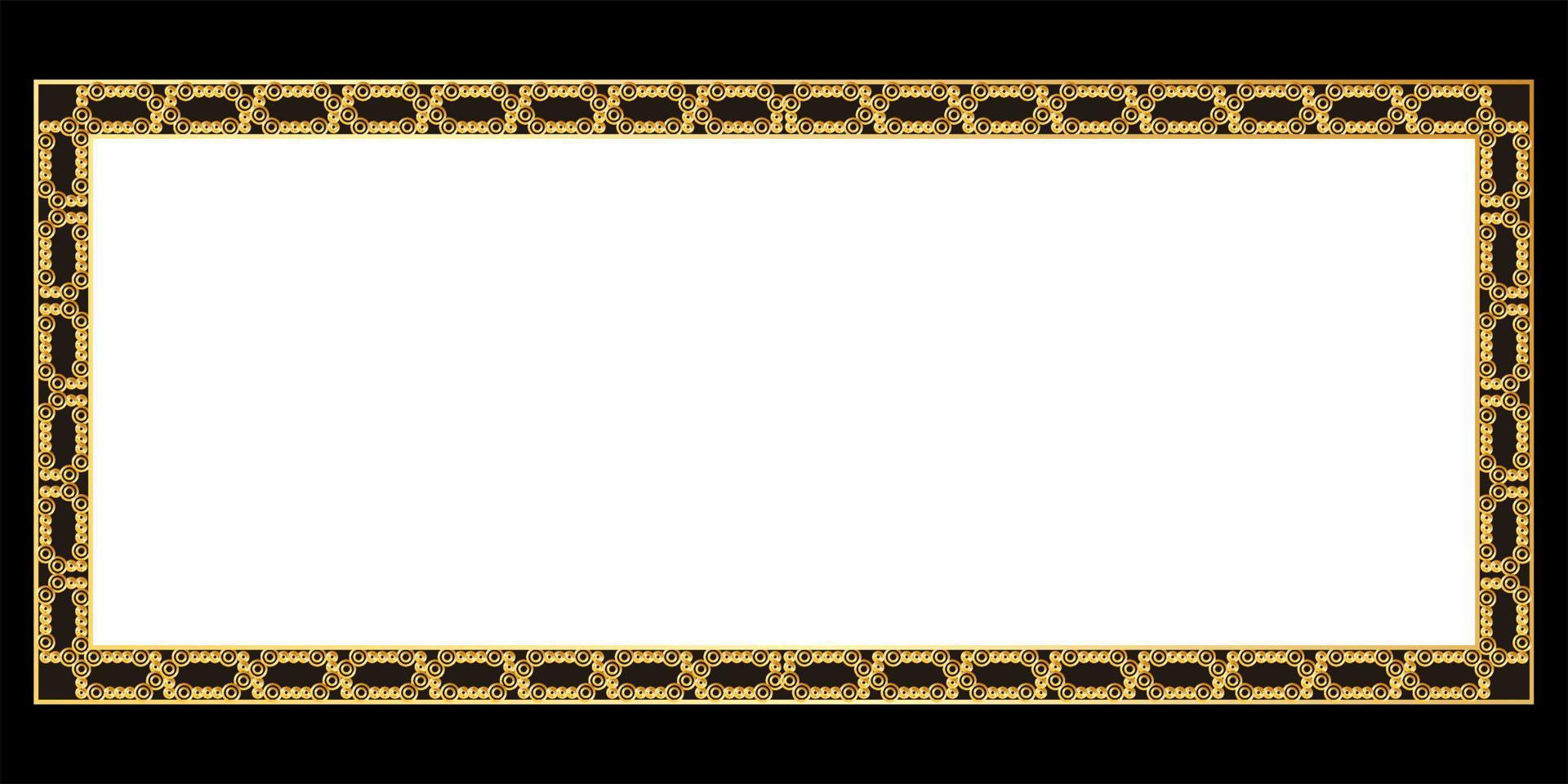 modern frame met islamitische stijl vector