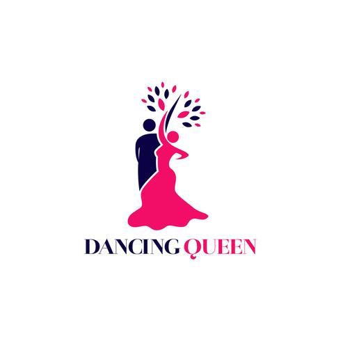 Dancing Queen-logo vector