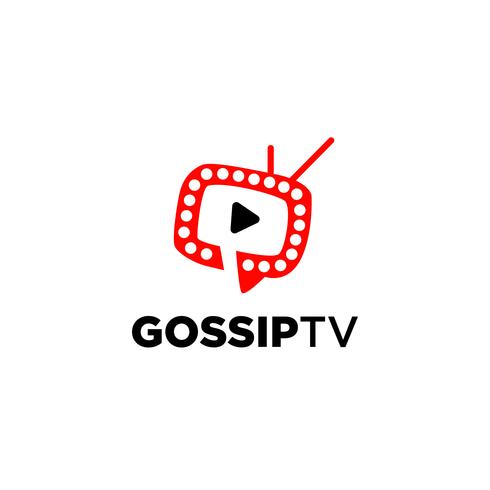 Gossip TV-logo vector