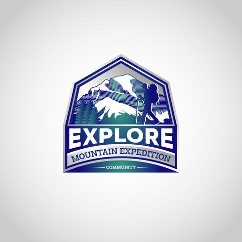 Mountain Explore-logo vector