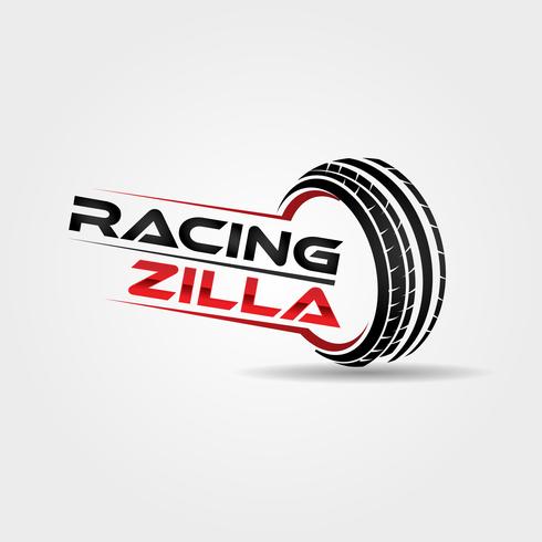 Automotive Racing bandenlogo vector