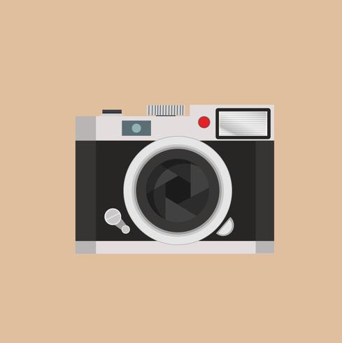 retro camera vector