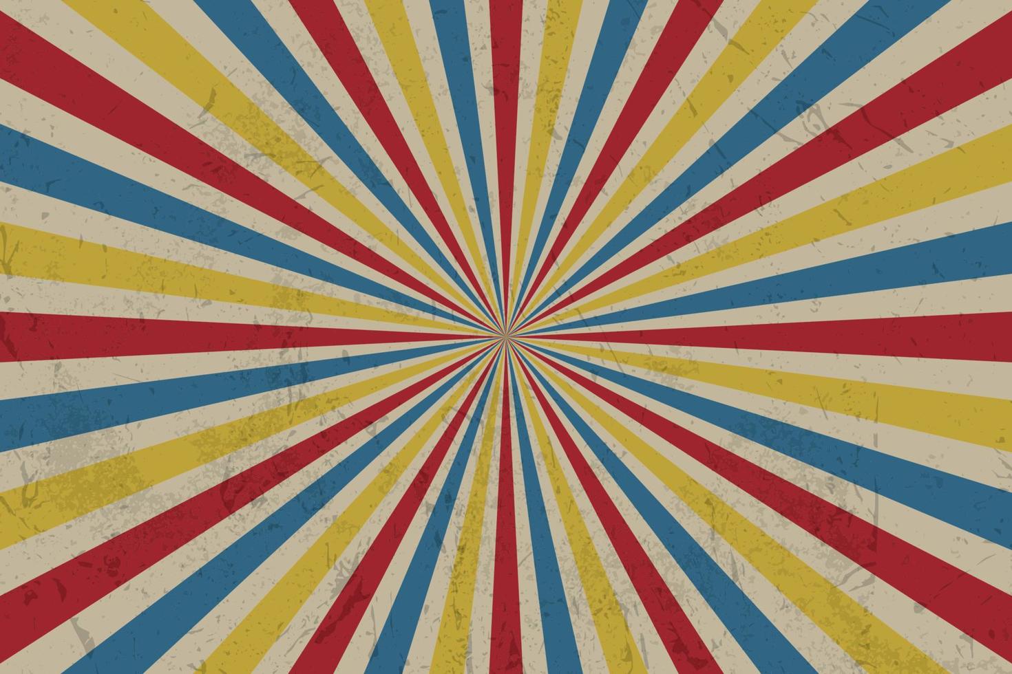abstracte kleurrijke vintage stijl achtergrond met rood geel en blauw, twirl patroon. vectorillustratie. vector