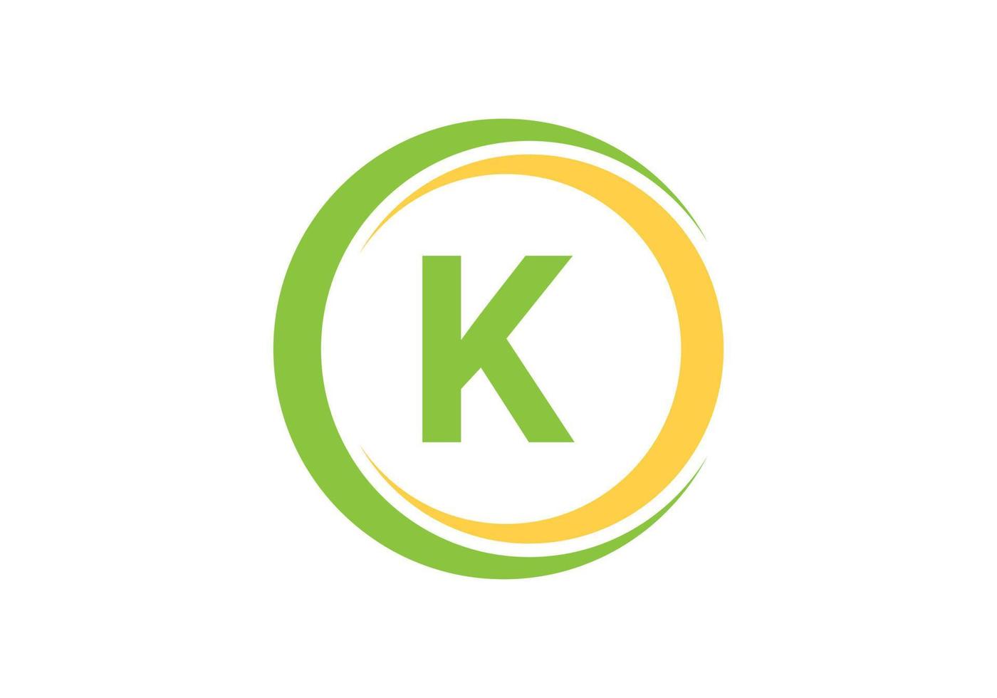k logo brief ontwerp vector afbeelding