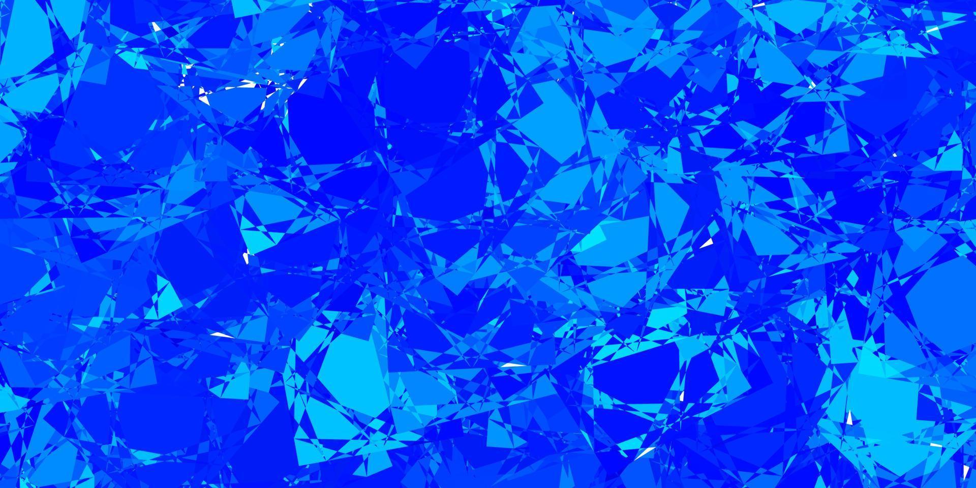 lichtblauwe vectormalplaatje met driehoeksvormen. vector