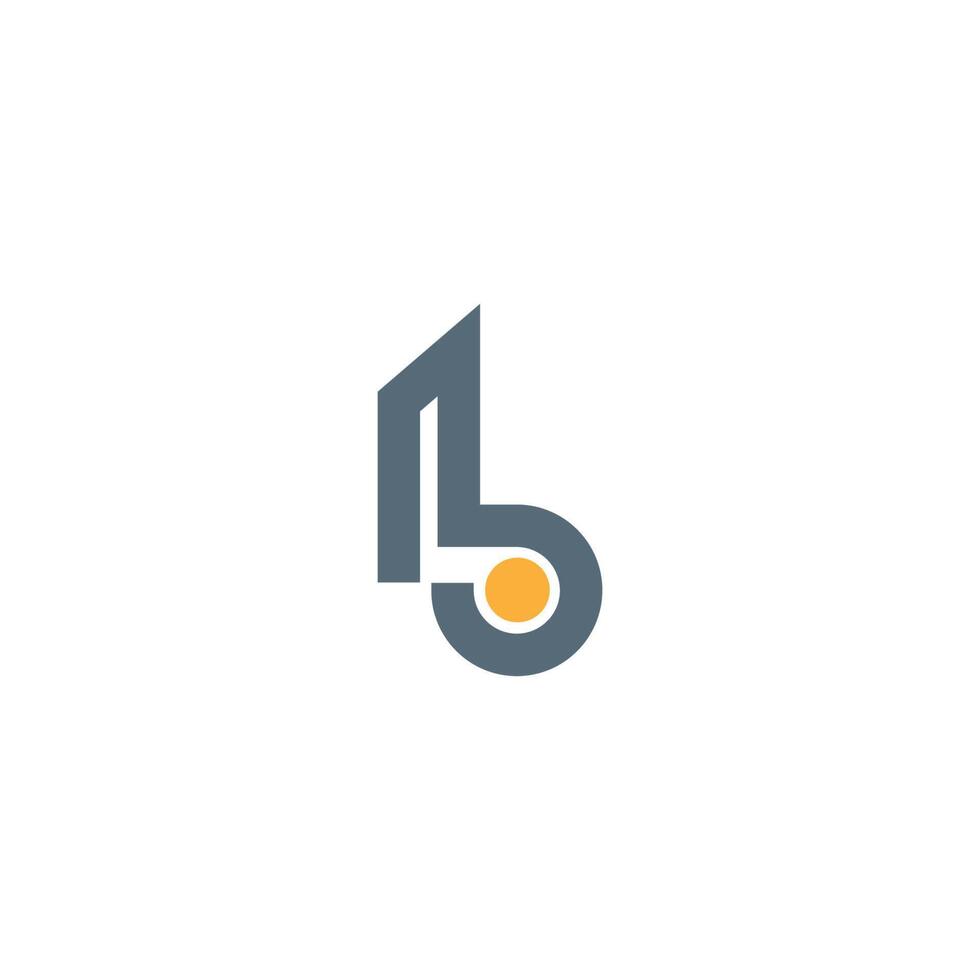 letter b logo pictogram ontwerpconcept vector