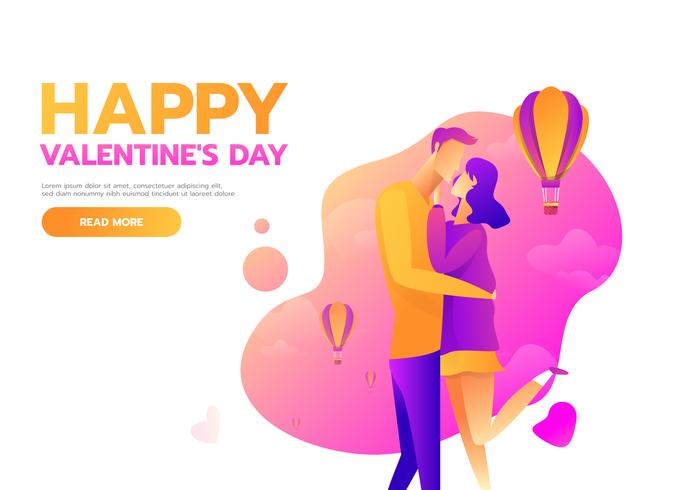 Fijne Valentijnsdag vector