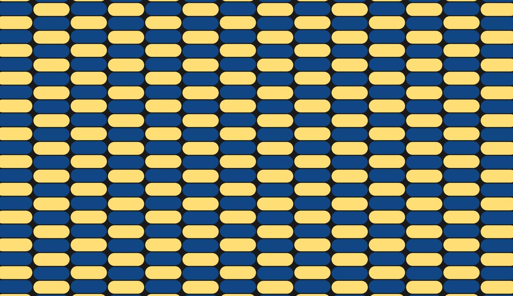 blauw en geel herhalend naadloos patroon. minimalistisch patroonontwerp. kan worden gebruikt voor posters, brochures, ansichtkaarten en andere afdrukbehoeften. vector illustratie