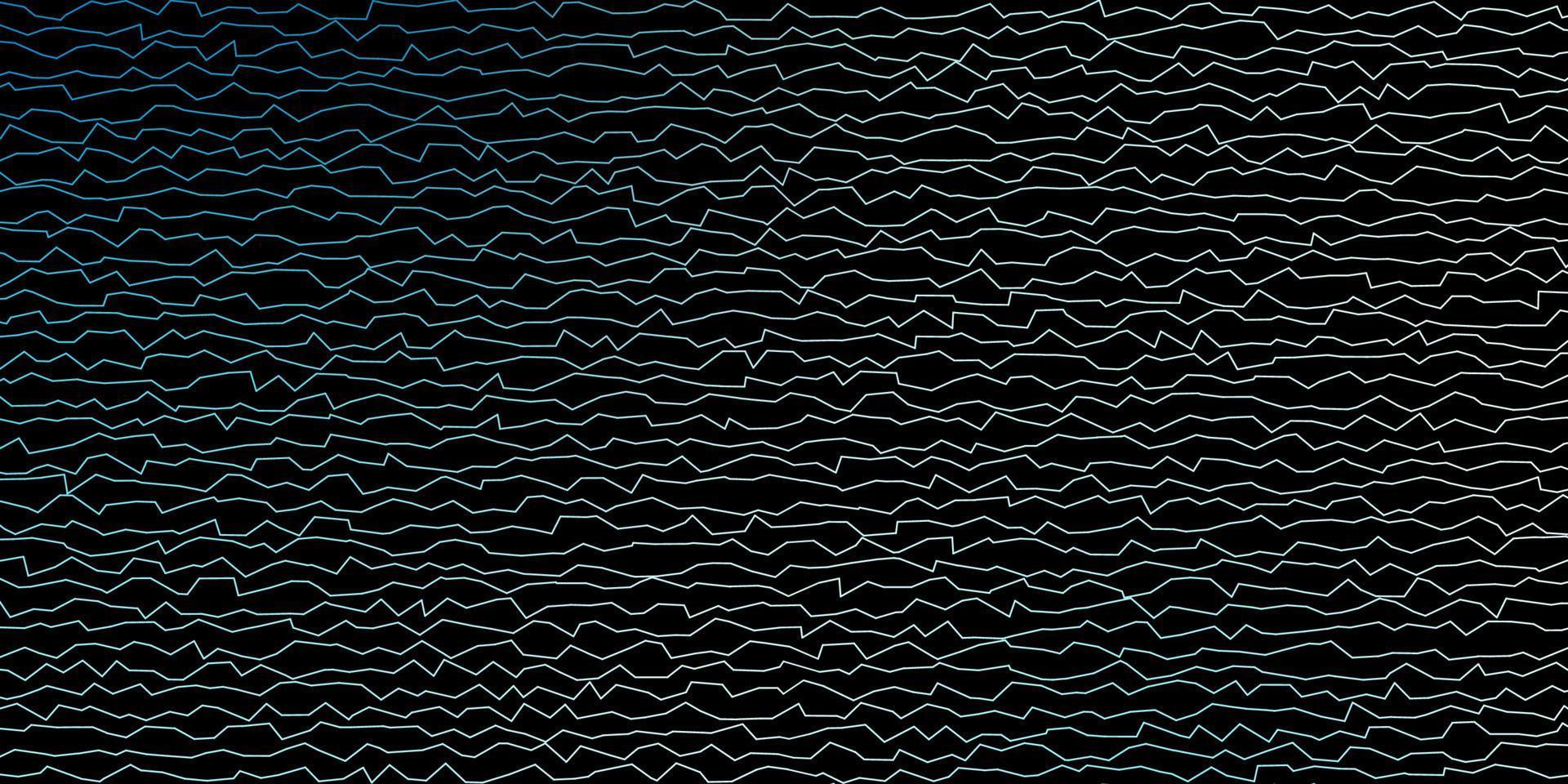 donkerblauwe, groene vectorlay-out met wrange lijnen. vector