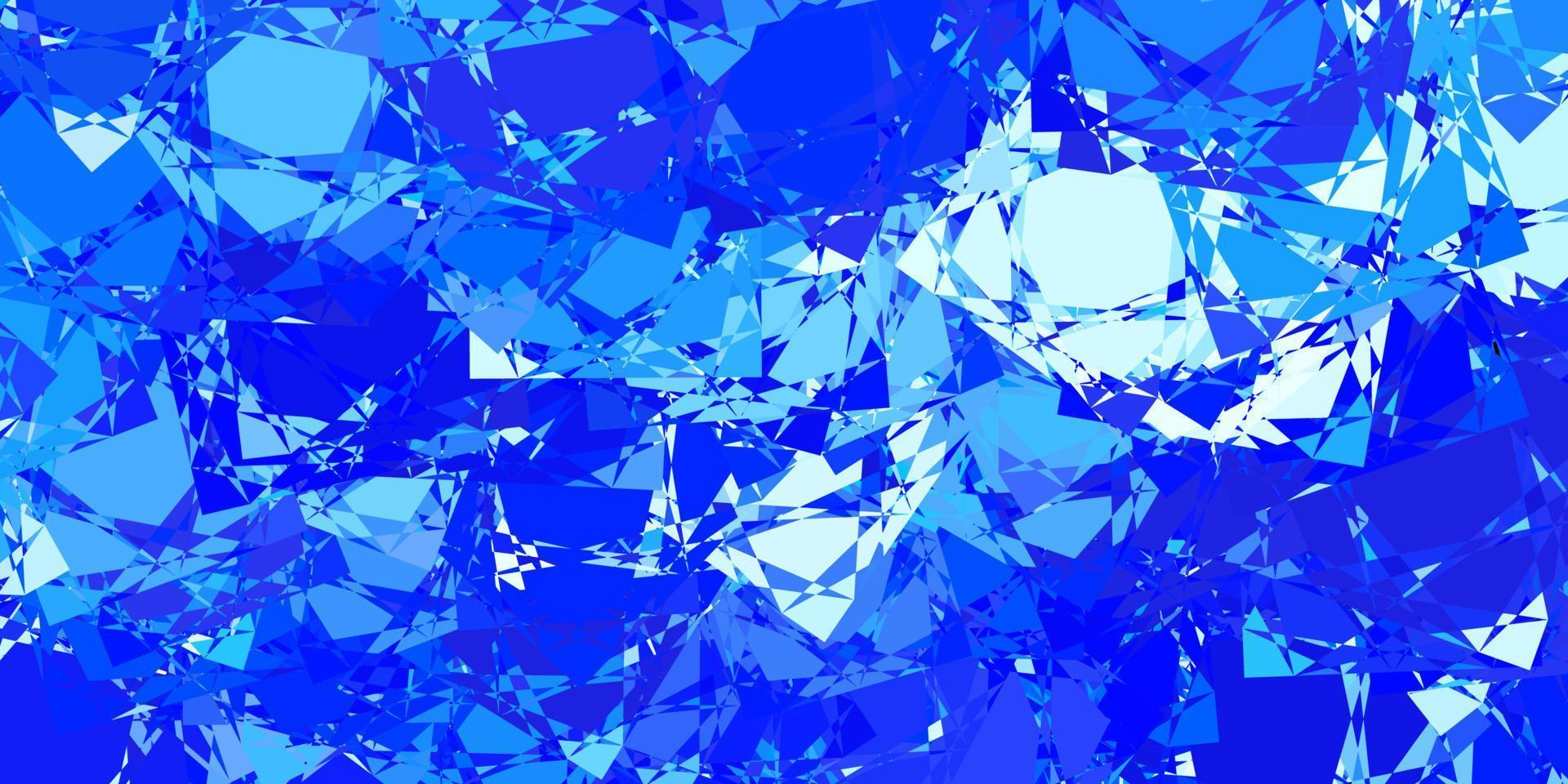 lichtroze, blauwe vectorachtergrond met driehoeken. vector