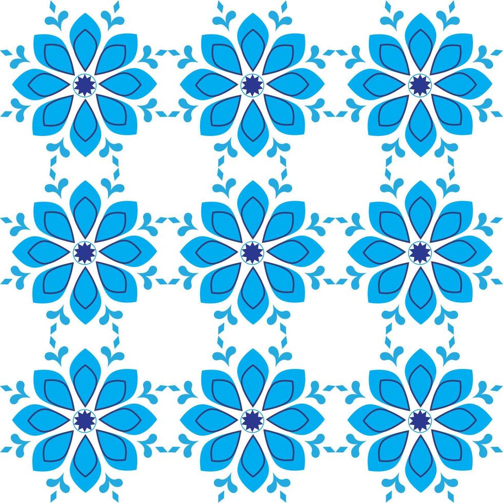 retro design met bloemen vector