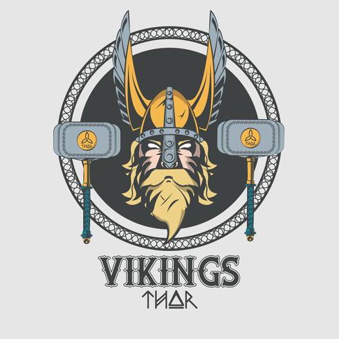 Vikingen krijgers vector