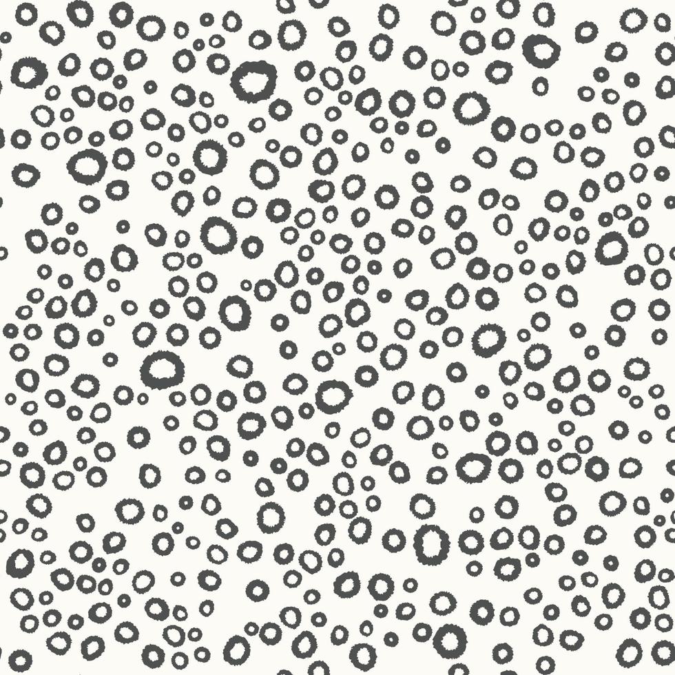 hand getekend abstract vector patroon met stippen, bubbels, vlekken. dierlijke print naadloze achtergrond in neutrale kleuren. doodle stijl.