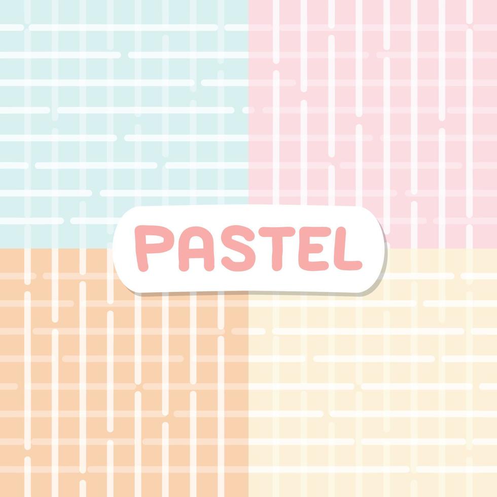 schattige pastelkleurige achtergrond vector