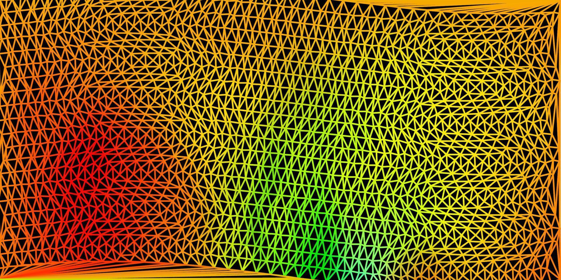 lichtgroene, rode vector abstracte driehoeksachtergrond.