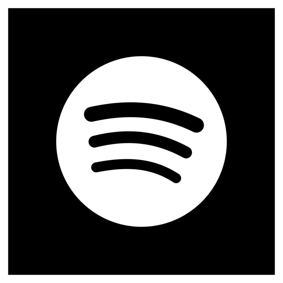 Spotify-pictogram, Spotify-logo, Spotify-symboollogoset vector