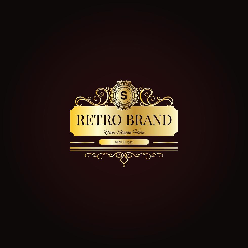 nieuw premium luxe logo sjabloonontwerp in vector voor onroerend goed, gebouw, restaurant, royalty, boetiek, café, hotel, heraldisch, sieraden, mode en andere vectorillustratie