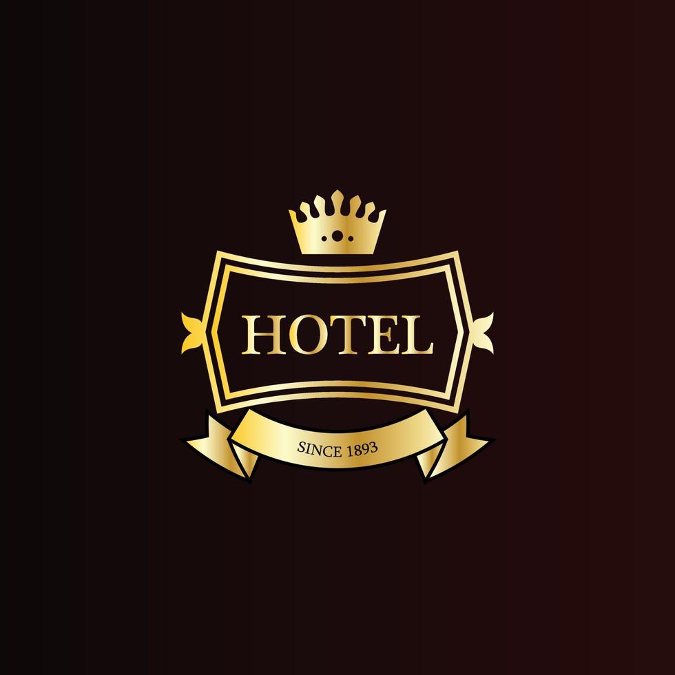 nieuw premium luxe logo-ontwerp in vector voor restaurant, royalty, boetiek, café, hotel, heraldisch, sieraden, mode en andere vectorillustratie