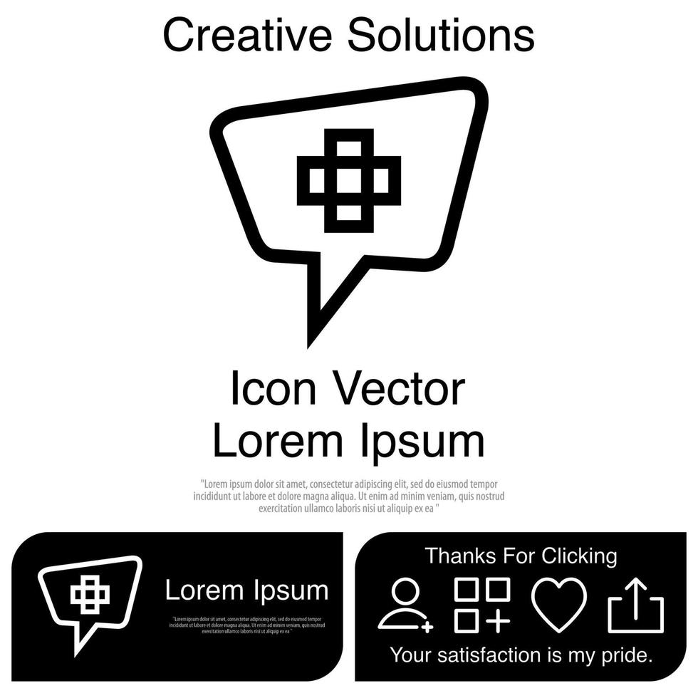 praten over geneeskunde pictogram vector eps 10