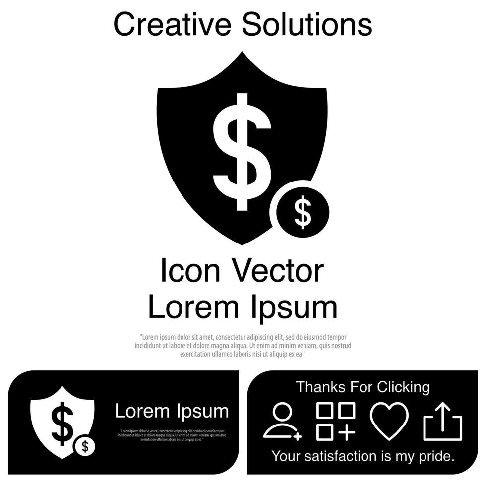 schild dollar pictogram vector eps 10