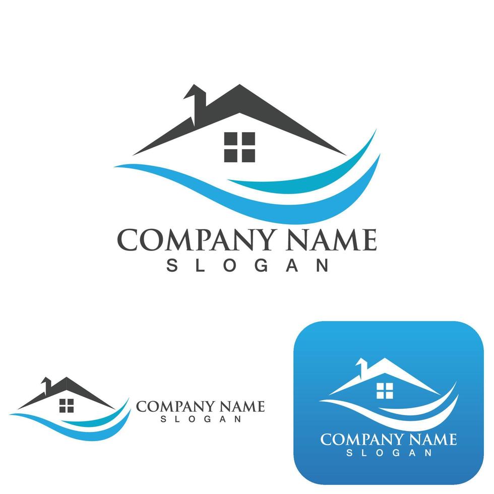 home logo en symbool vector