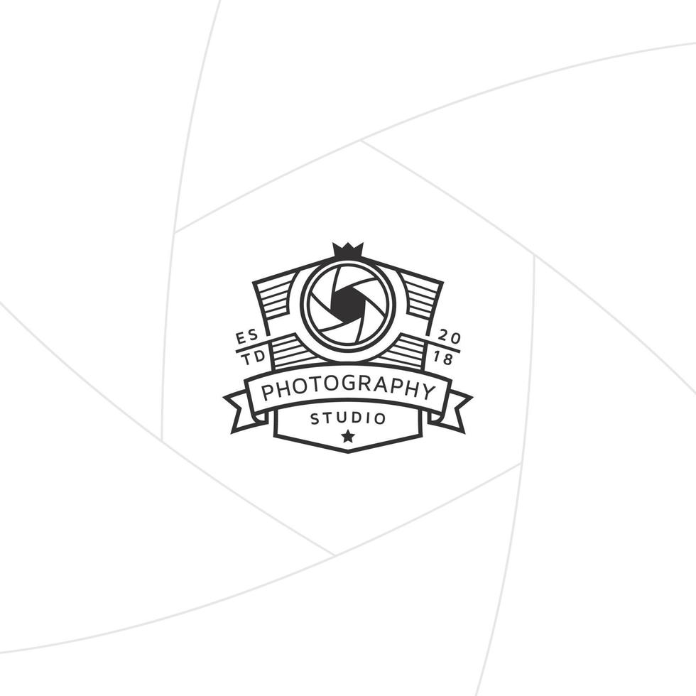 ontwerpsjabloon voor fotografie-logo vector