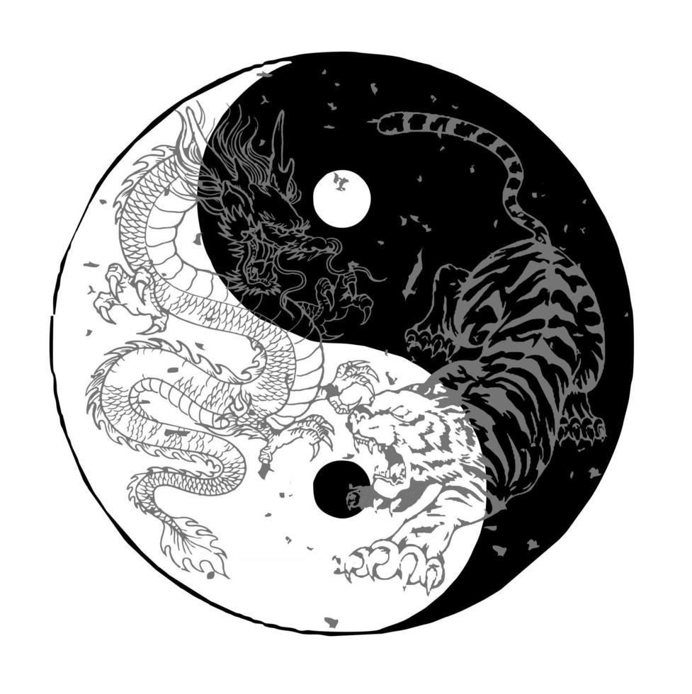 kung fu logo moderne vectorillustratie vector