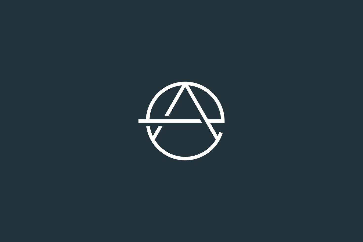 minimale letter ae of ea logo icoon vector