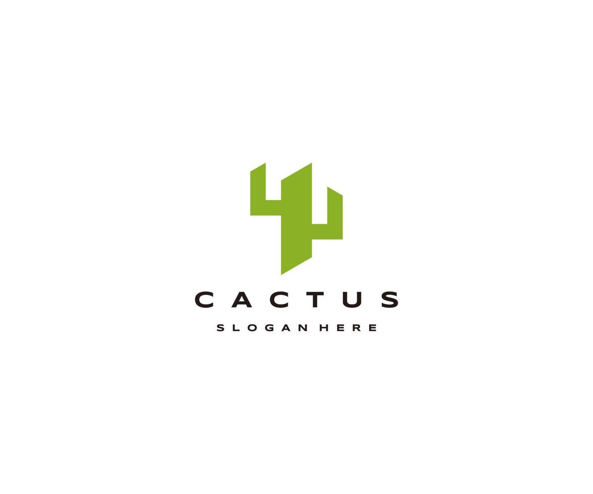 cactus logo pictogram ontwerpsjabloon vector