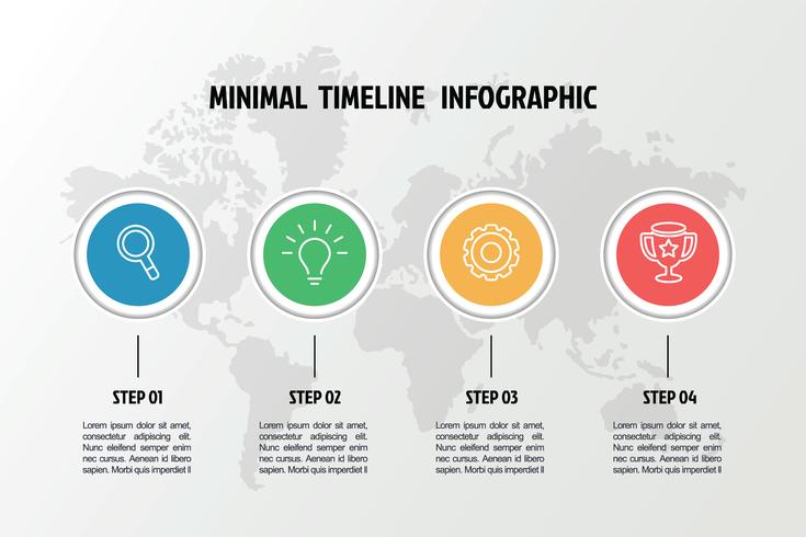 zakelijke pictogrammen infographic sjabloon vector