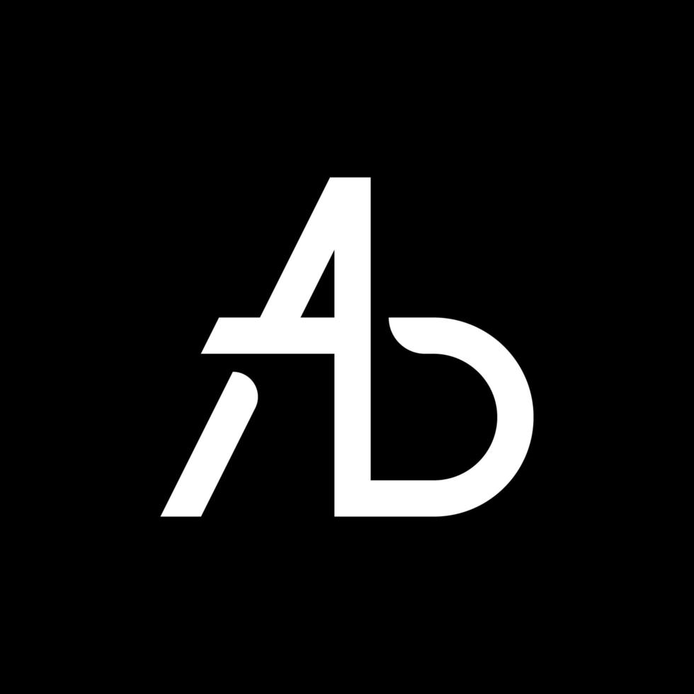 letter ab of ba logo-ontwerp vector
