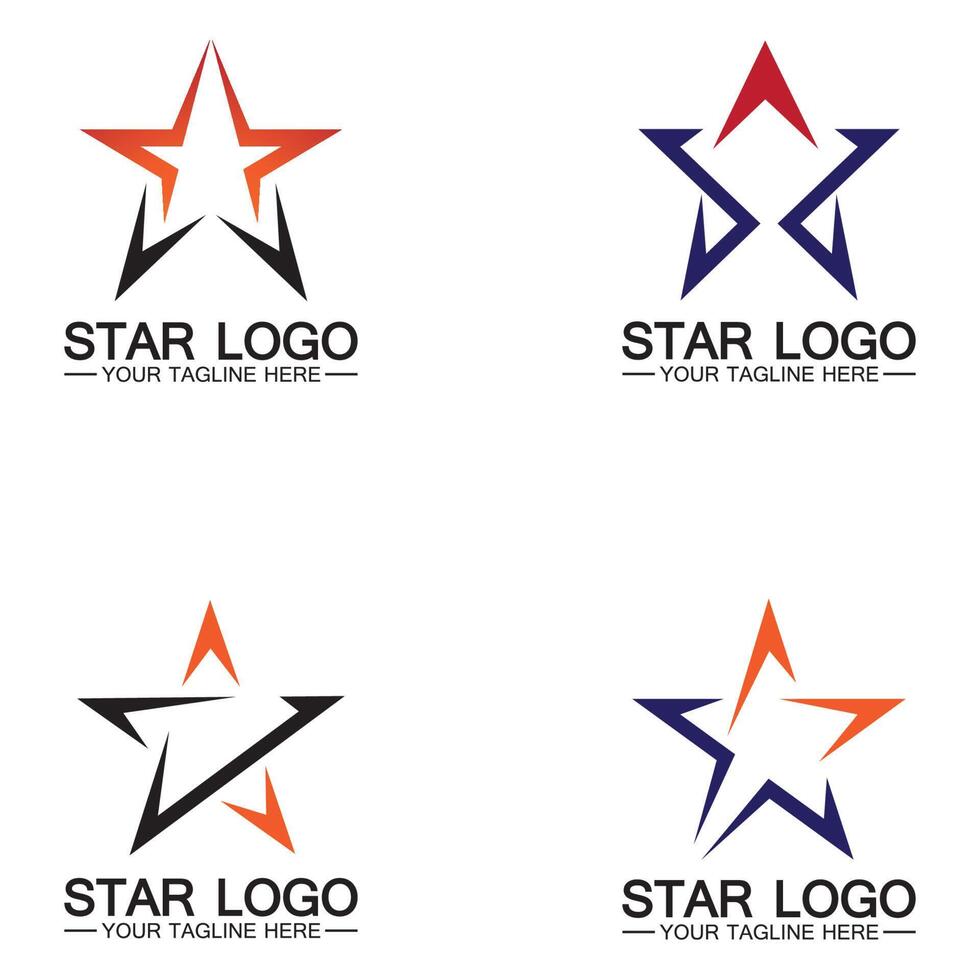 ster logo sjabloon vector pictogram illustratie ontwerp-vector