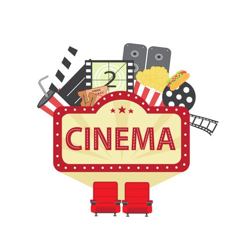 Cinema-elementen vector