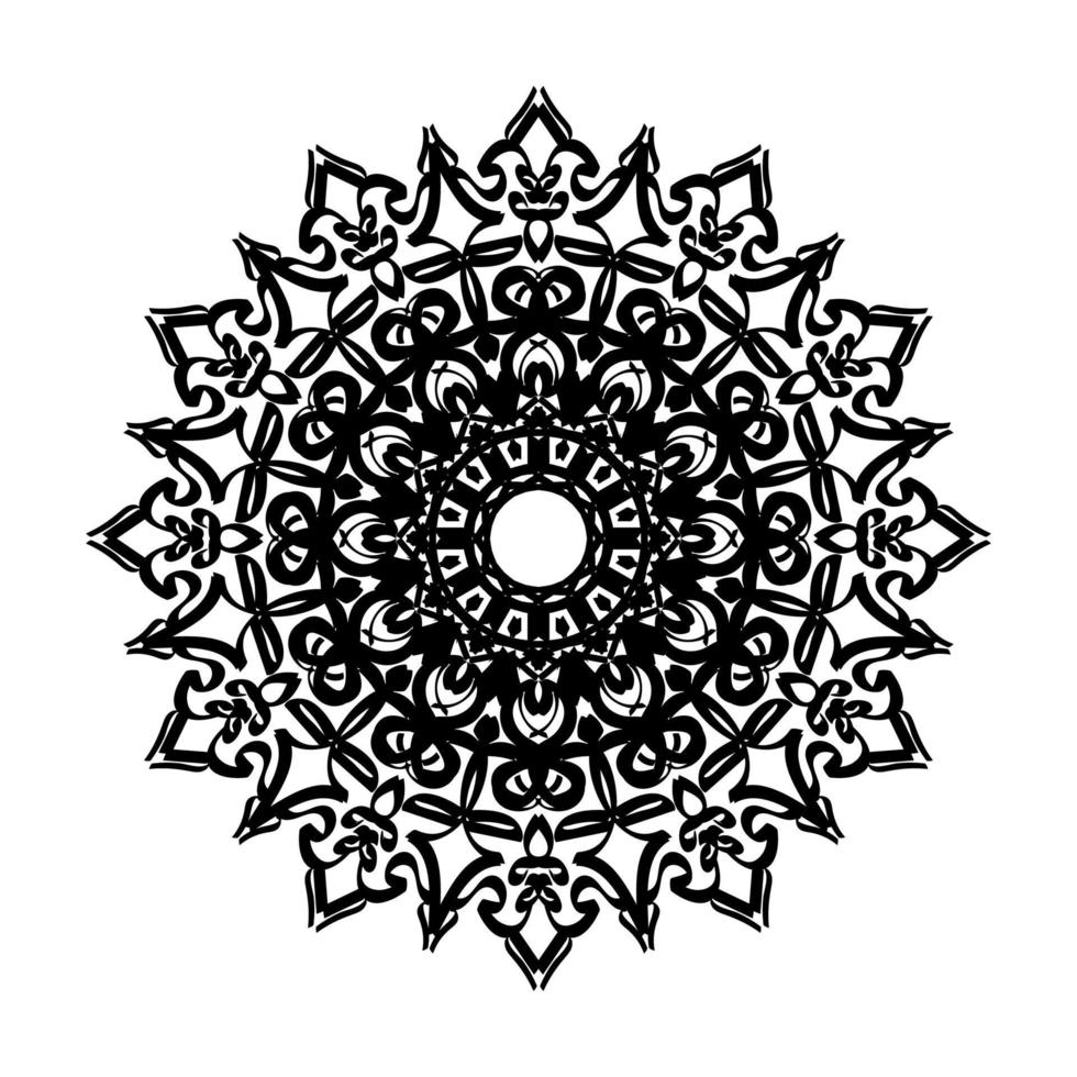 handgetekende mandala. decoratie in etnische oosterse doodle sieraad. vector