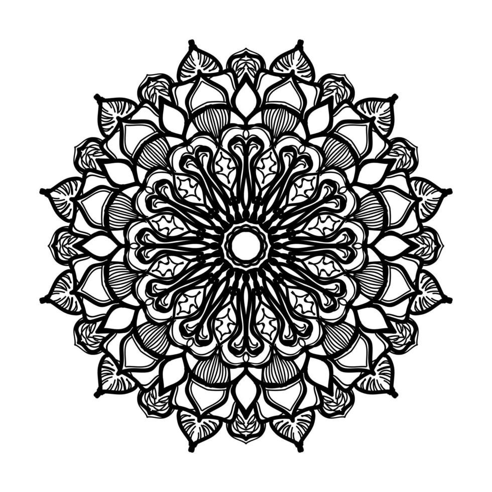 handgetekende mandala. decoratie in etnische oosterse doodle sieraad. vector