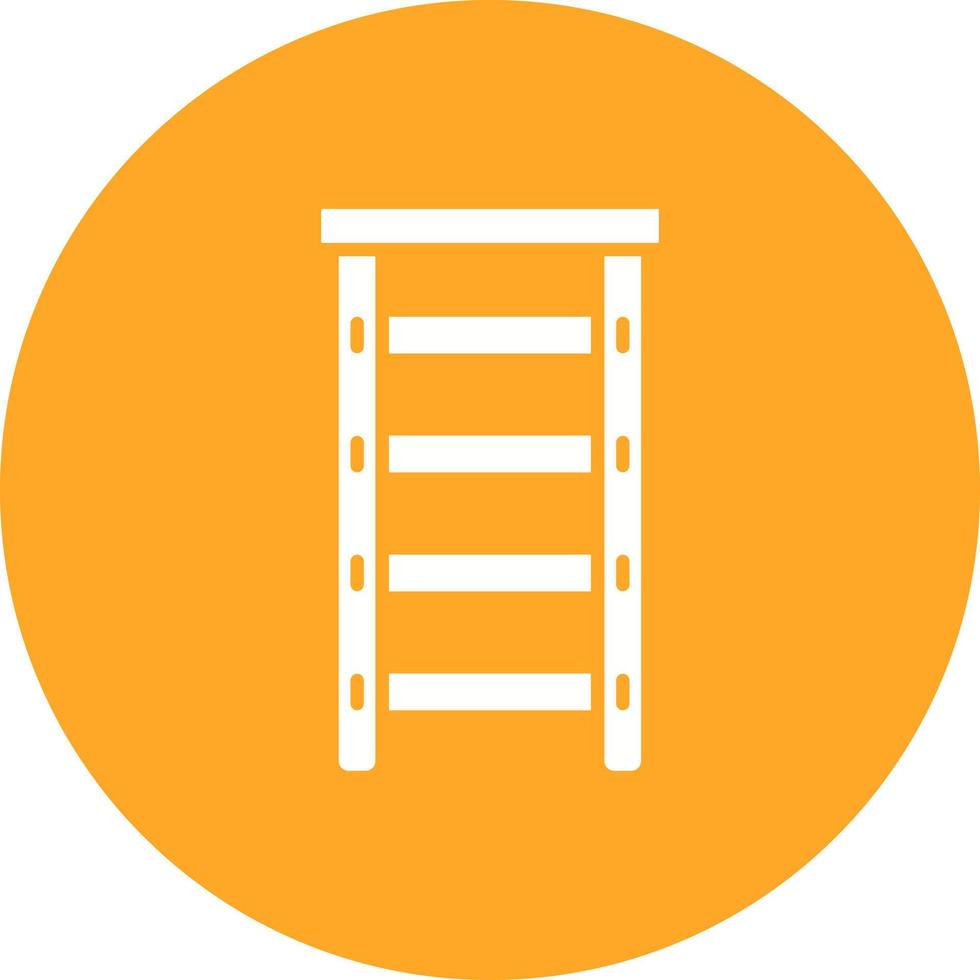 ladder glyph-pictogram vector