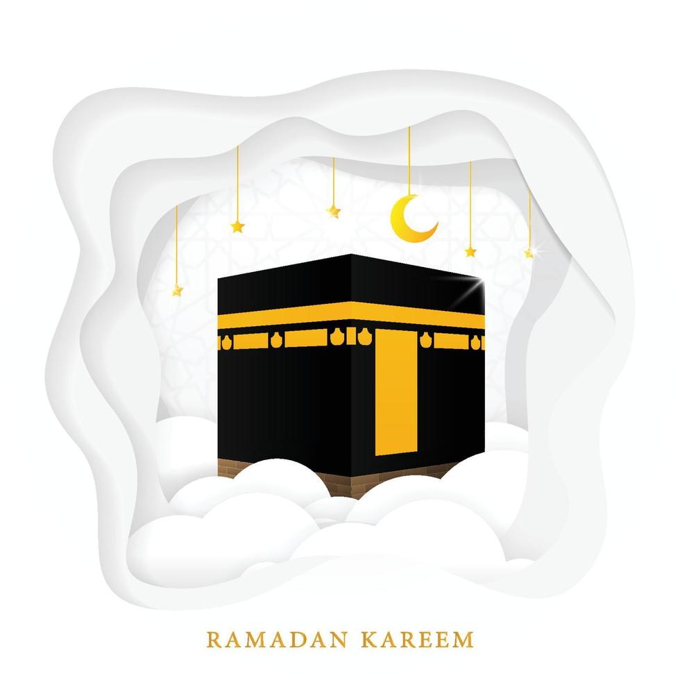 ramadan kareem islamitische achtergrond met moskee en islamitische concept stijl ontwerp vector eps 10, eid mubarak, hari raya, eid fitr, eid adha, hadj, umrah