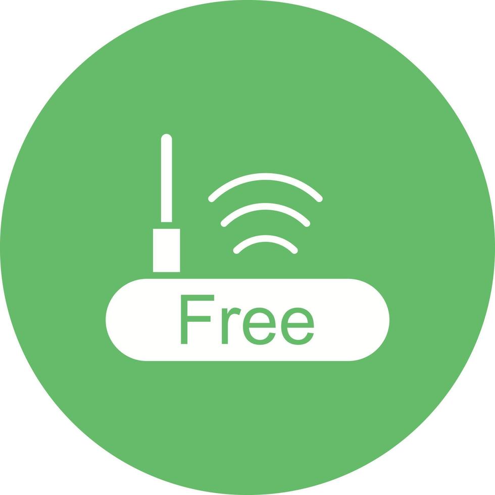 gratis wifi glyph-pictogram vector