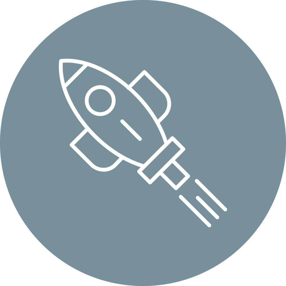 space shuttle lijn icoon vector