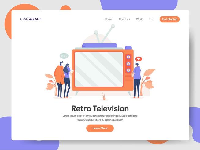 Televisie Illustratie Concept vector