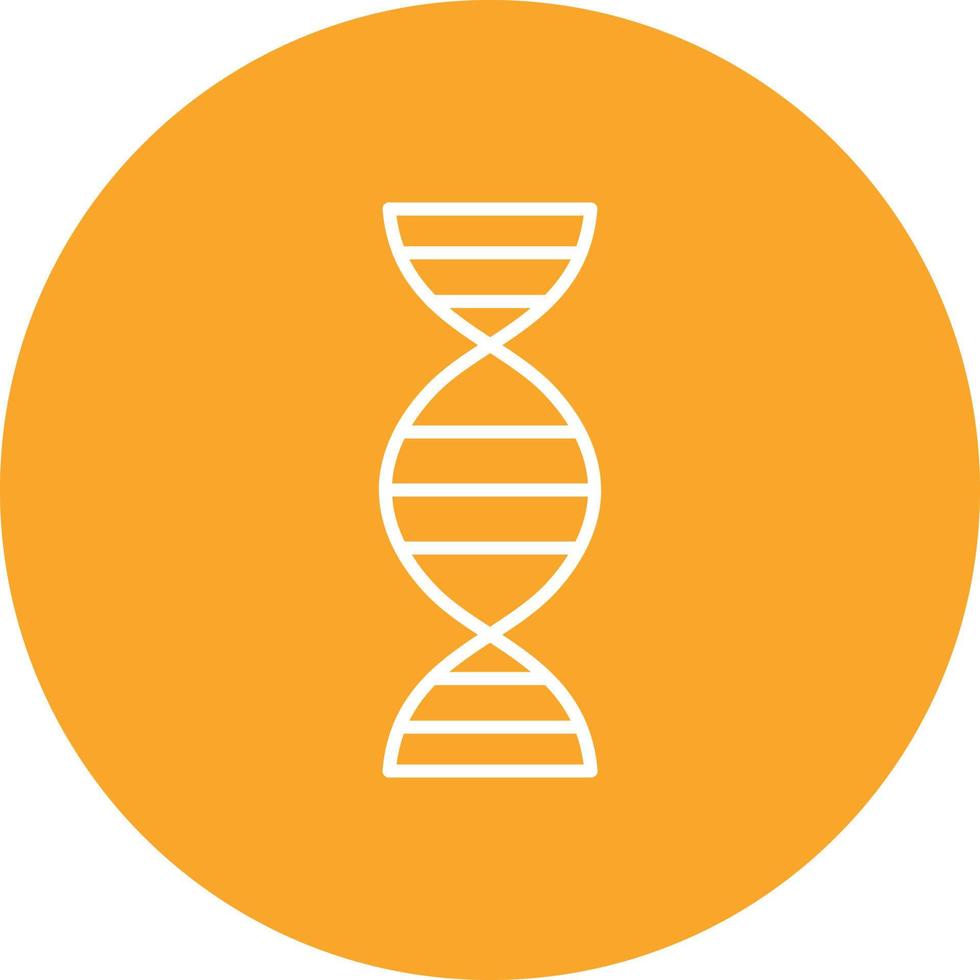 dna lijn cirkel achtergrond icoon vector