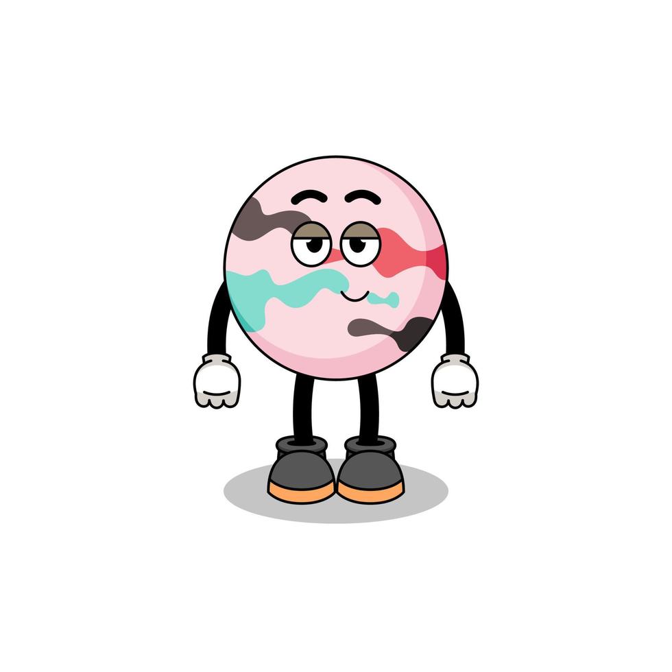 bath bomb cartoon koppel met verlegen pose vector