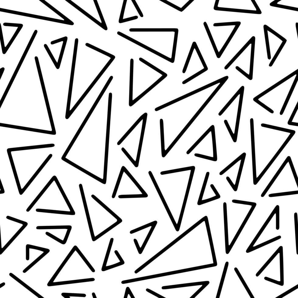 abstracte zwart-witte achtergrond van zwarte lijnen, patronen, druppels, triangles.pattern van zwarte lijnen op een witte, handgetekende abstracte lijnen achtergrond. hand getrokken inkt tekenen en texturen set. vector