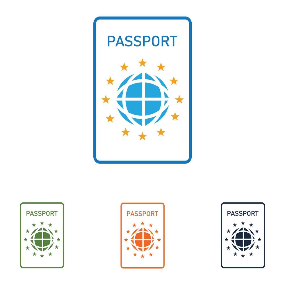 paspoort pictogram vector